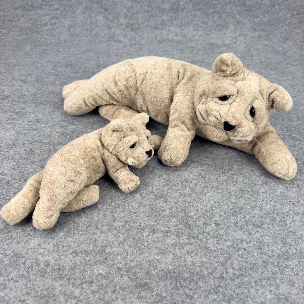 Second Nature Design Cuddly Quarry Critters 2003 Candy the Cat and Kitten Plush - Picture 2 of 9